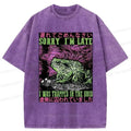 Kyoto-Lion Frogs Trapped In The Void Washed T-Shirt