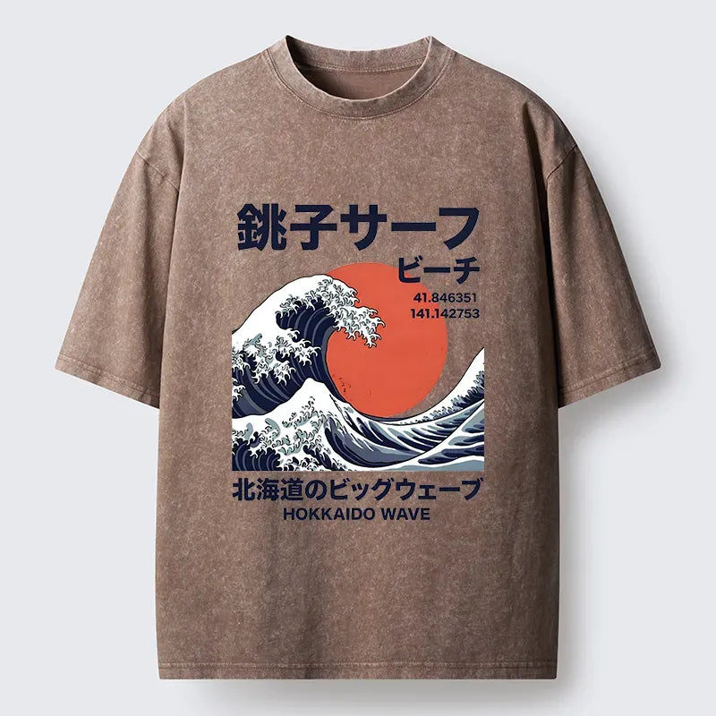 Japanese Wave T-Shirt for Daily Wear