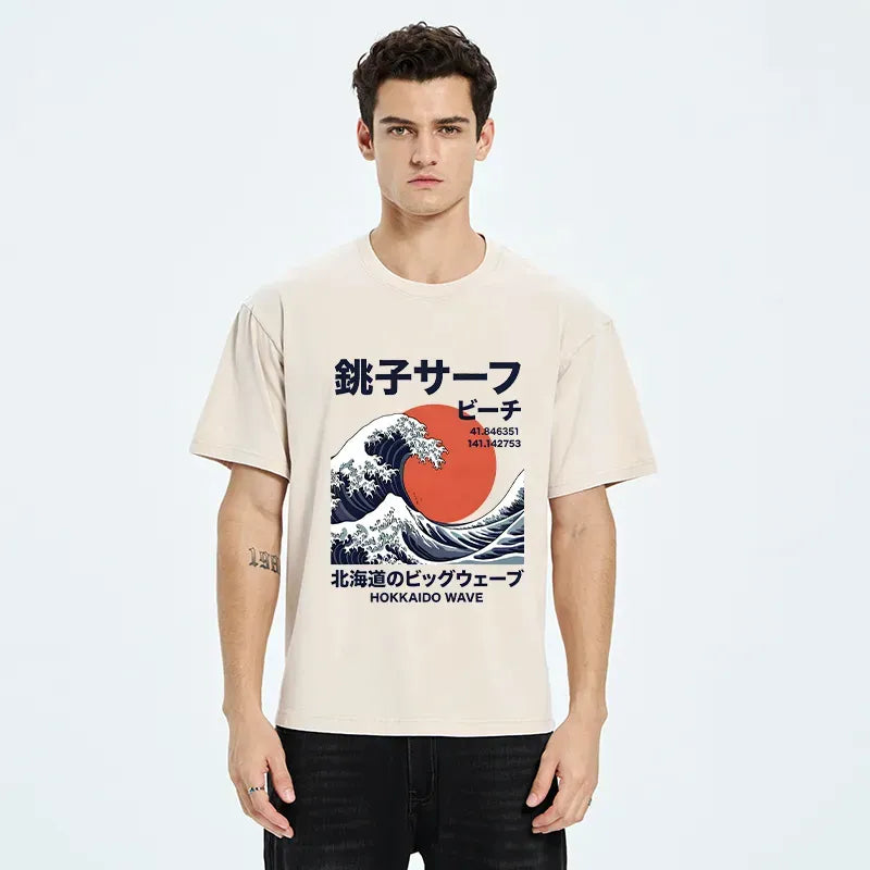 Vintage Ukiyo-e T-Shirt for Streetwear