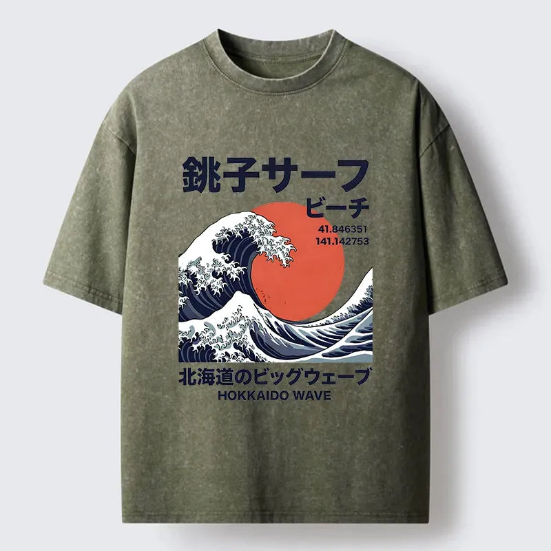 Vintage Ukiyo-e T-Shirt for Streetwear