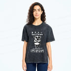 Kyoto-Lion Funny Late Pig Washed T-Shirt
