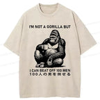 Kyoto-Lion Gorilla That Defeated 100 People Washed T-Shirt
