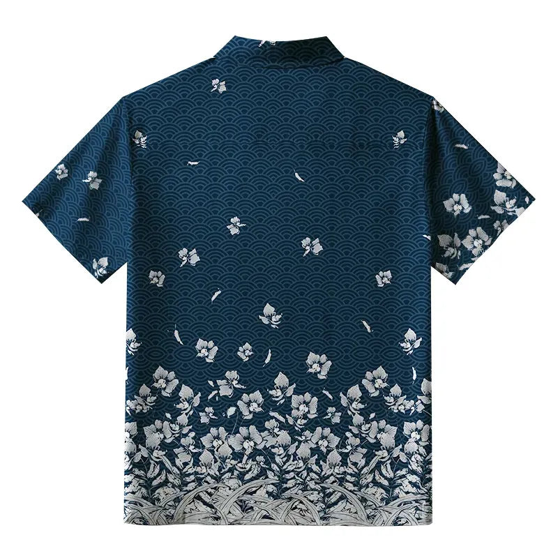 Vintage Japanese Hawaiian Shirt for Beach