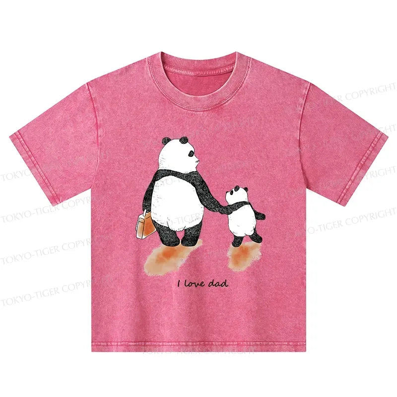 Japanese washed t-shirt for kids