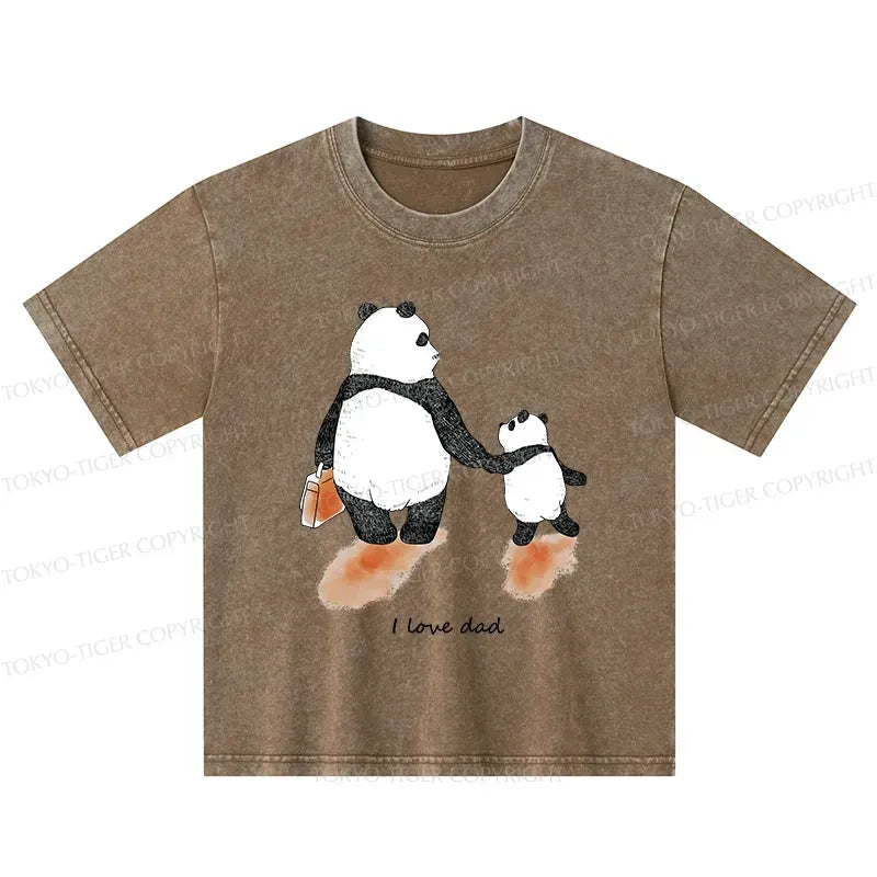 Japanese washed t-shirt for kids