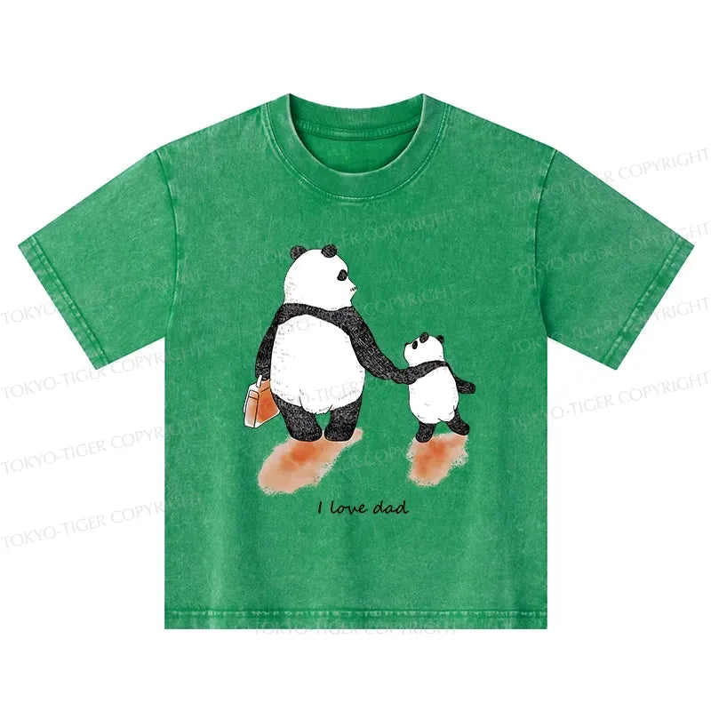 Japanese washed t-shirt for kids