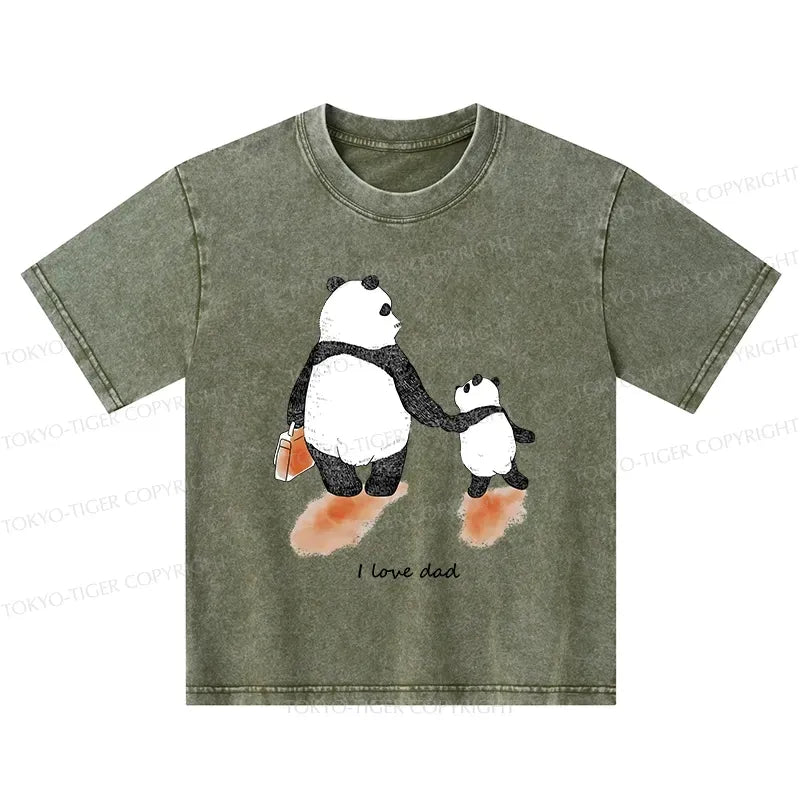 Japanese washed t-shirt for kids