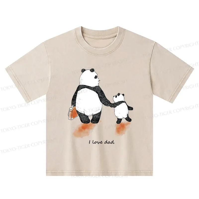 Japanese washed t-shirt for kids