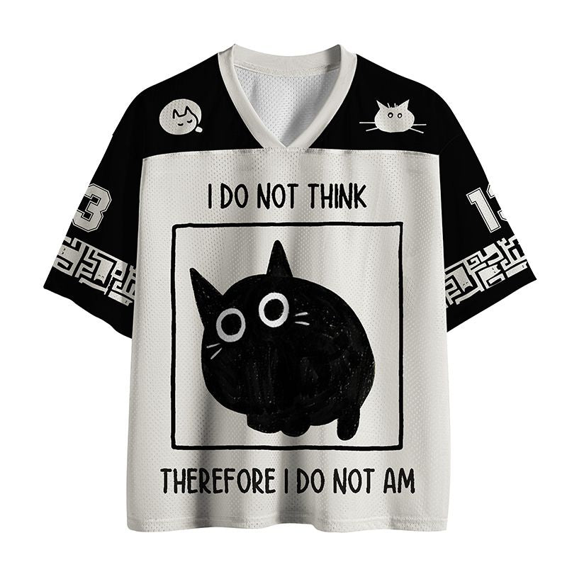 Kyoto-Lion Thoughtless Cat Mesh Jersey
