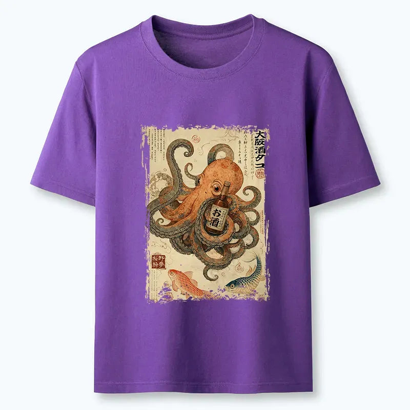 Kyoto-Lion Osaka Sake & Octopus Classic T-Shirt