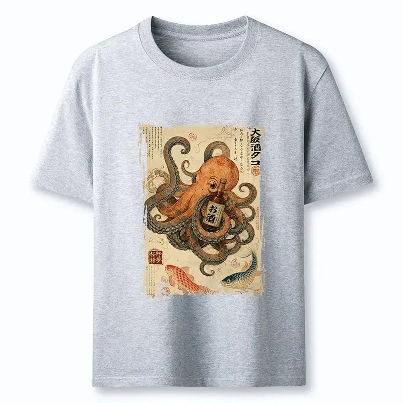 Kyoto-Lion Osaka Sake & Octopus Classic T-Shirt