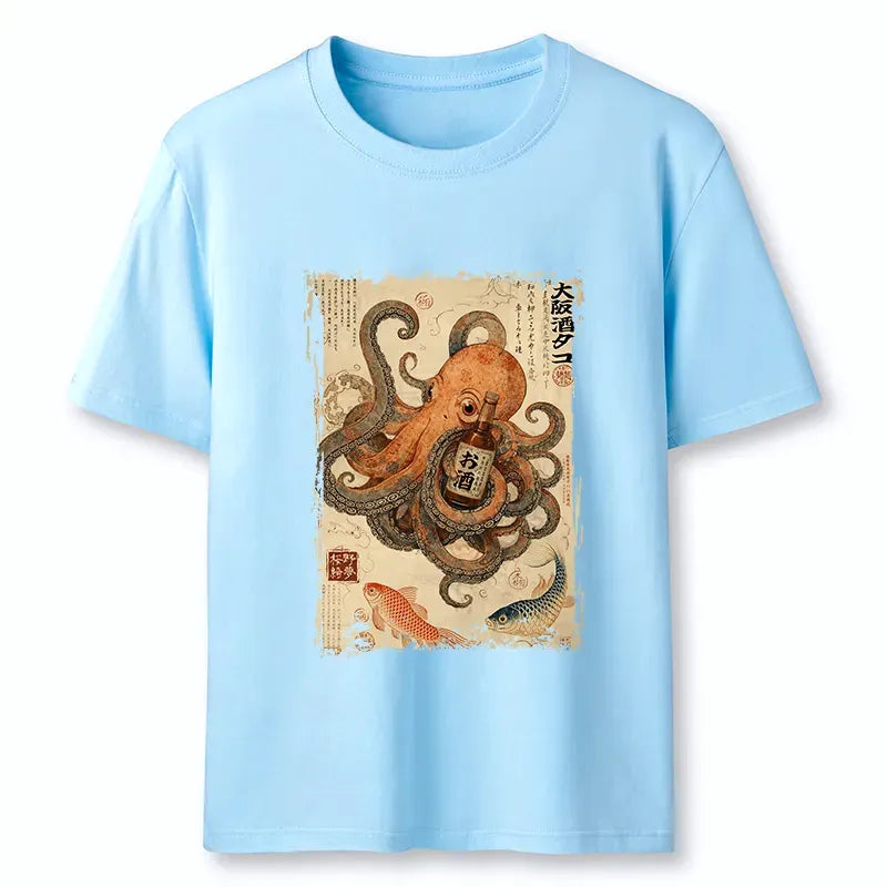 Vintage Japanese T-Shirt for Summer Vacation