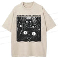 Kyoto-Lion Screaming Black Cats Washed T-Shirt