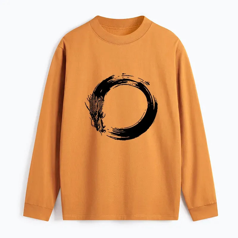 Kyoto-Lion Dragon Circle for Streetwear