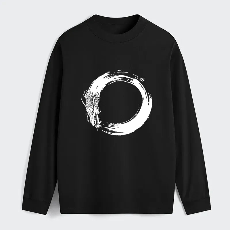 Kyoto-Lion Dragon's Circle Classic Long Sleeve T-Shirt