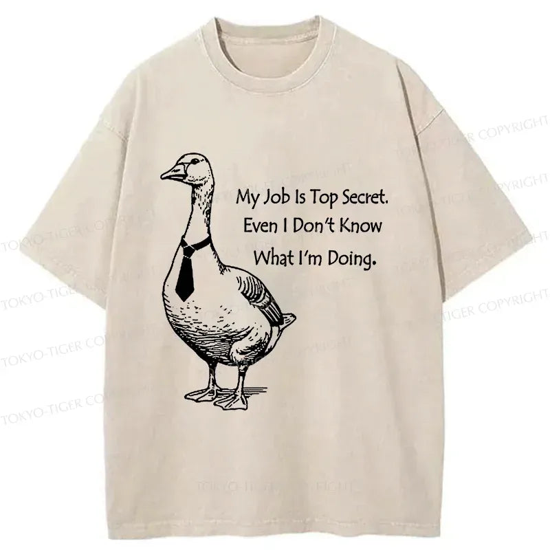Funny Washed T-Shirt for Summer