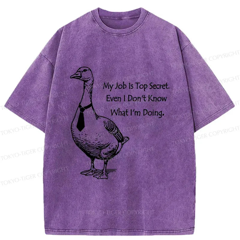Funny Washed T-Shirt for Summer