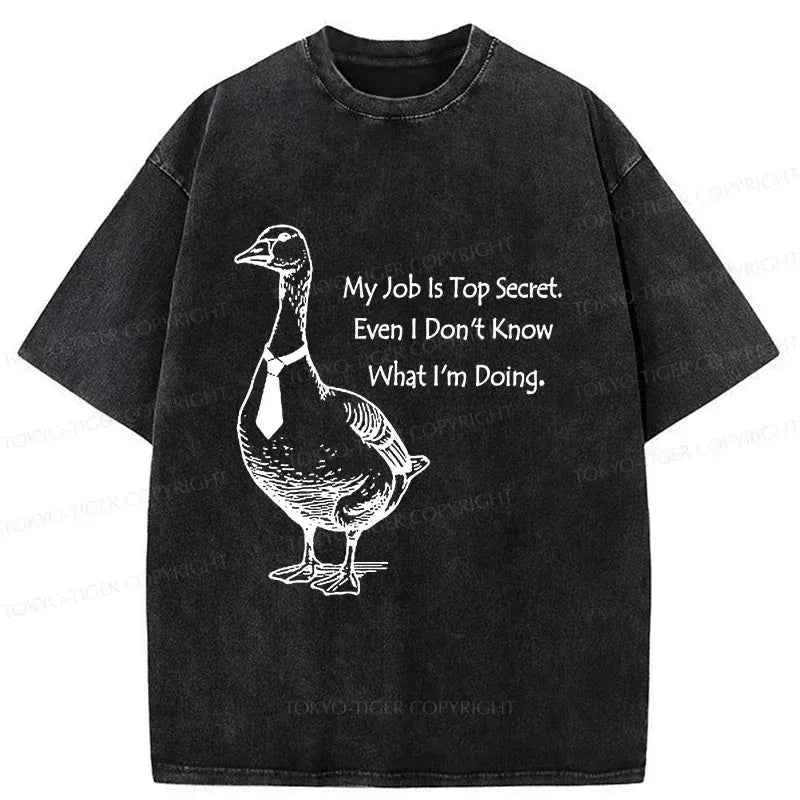 Funny Washed T-Shirt for Summer