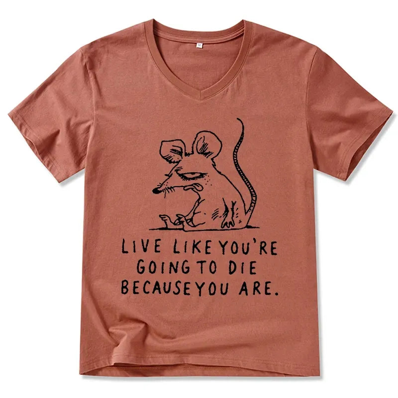 Funny Meme Rat Tee for Gift Idea