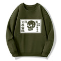 Japanese Kyoto lion sweatshirt for daily wear