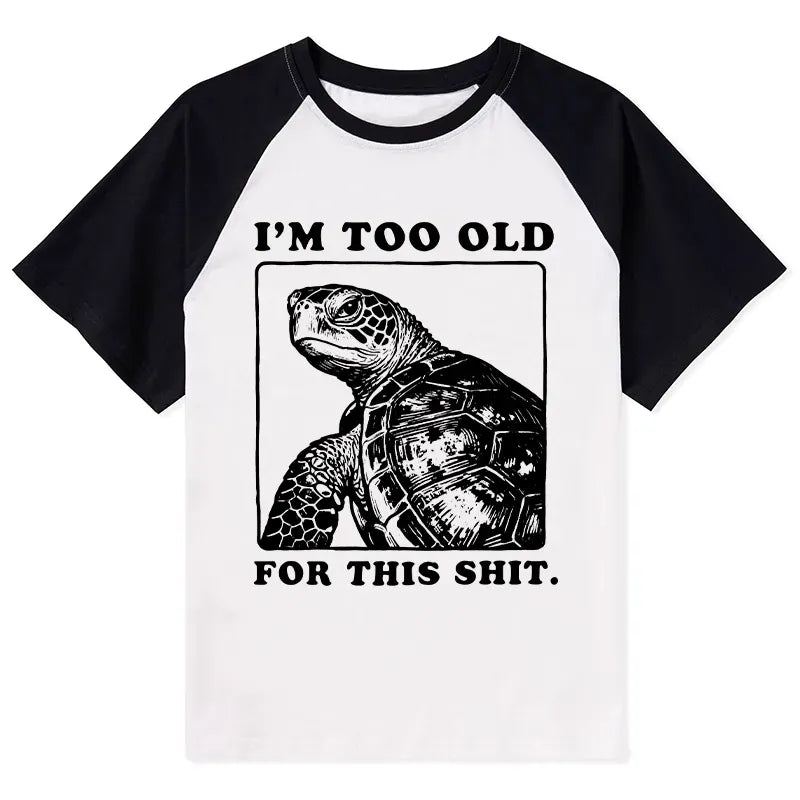 Japanese Cotton Raglan T-shirt on Sale
