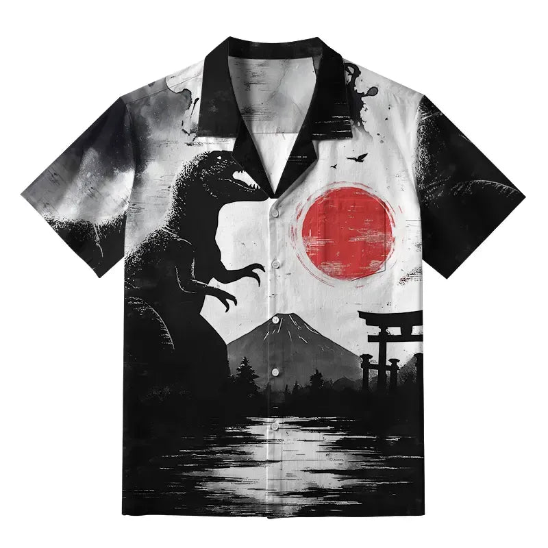 Mount Fuji Aloha Shirt for Men Gift
