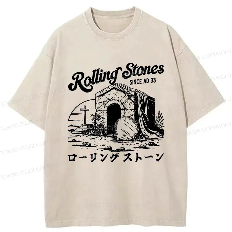 washed ukiyo-e tee trendy gift