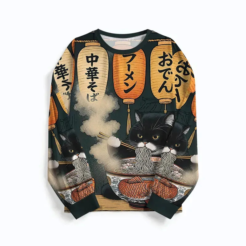 Kyoto Fat Cat Ramen Sleepwear for Couples