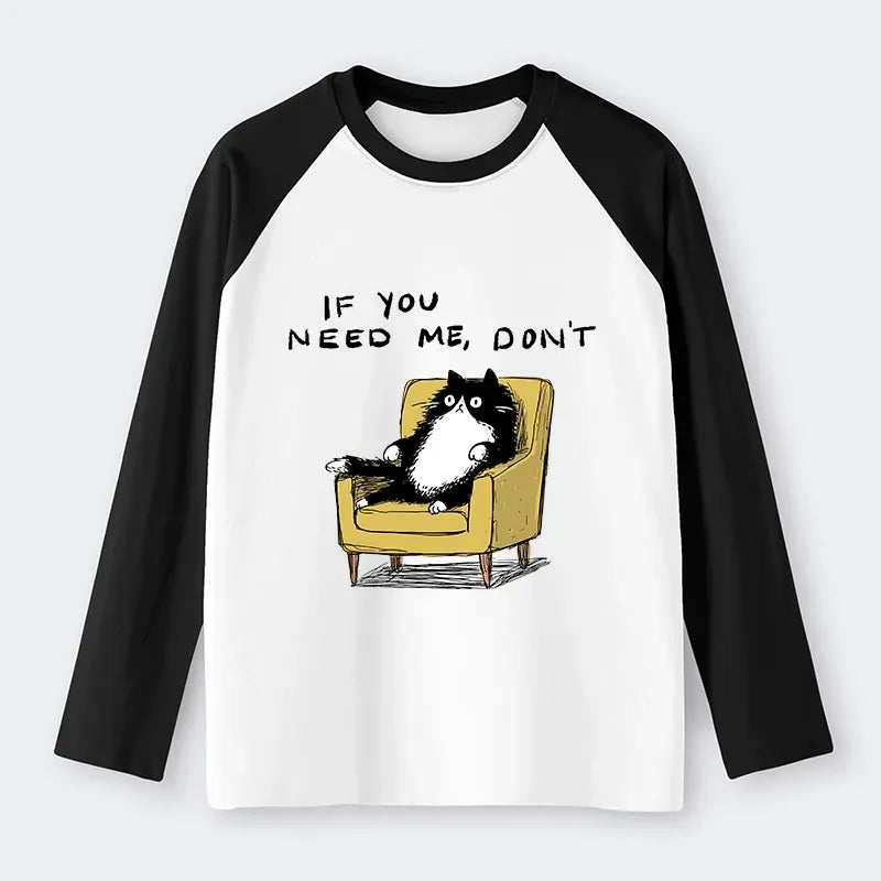 Vintage Cat Long Sleeve for Daily Wear