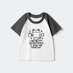 Kyoto-Lion Sometimes A Frog Just Needs To Fart Kids Raglan T-shirt