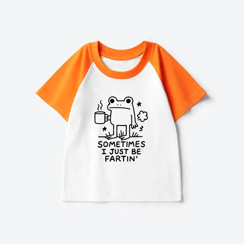 Kyoto-Lion Frog T-shirt for Kids