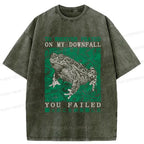 Washed unisex t-shirt streetwear casual