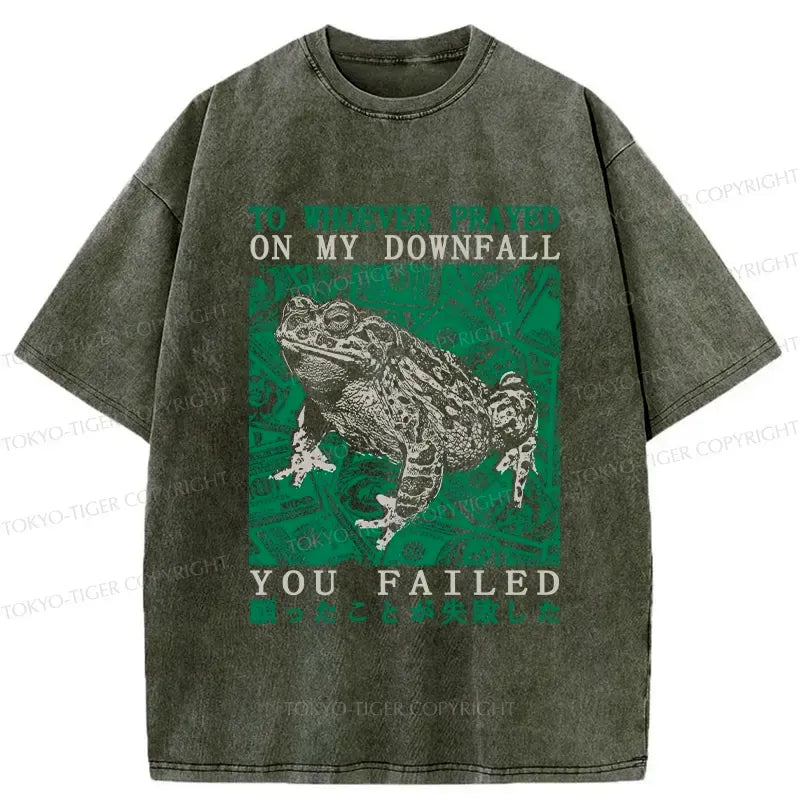 Washed unisex t-shirt streetwear casual