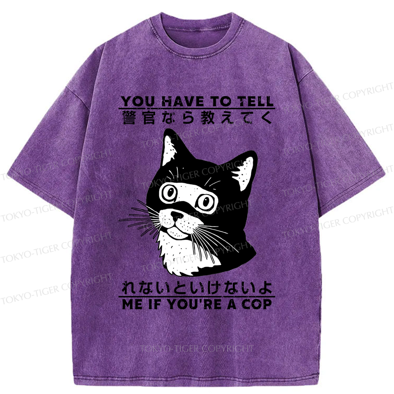 japanese washed cat t-shirt best seller