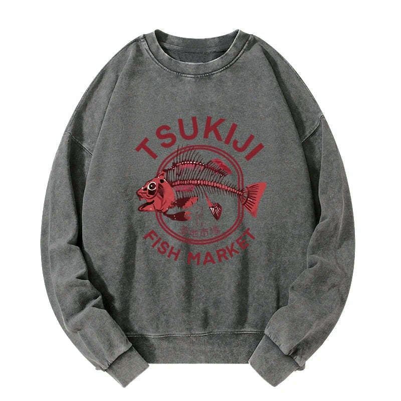 japanese fish market sweatshirt best seller