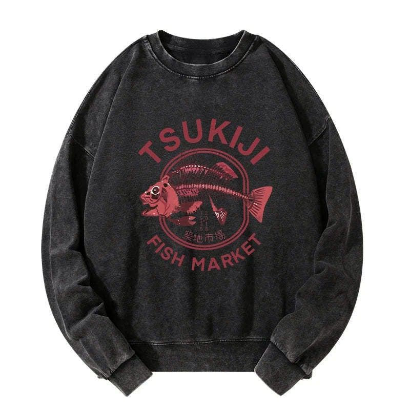 japanese fish market sweatshirt best seller