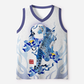 Indigo Tiger Tank Top for Summer