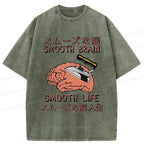 Kyoto-Lion Smooth Life Washed T-Shirt