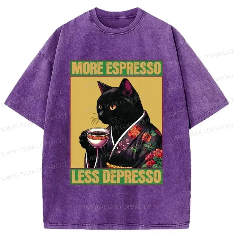 up caffeine down depression t-shirt