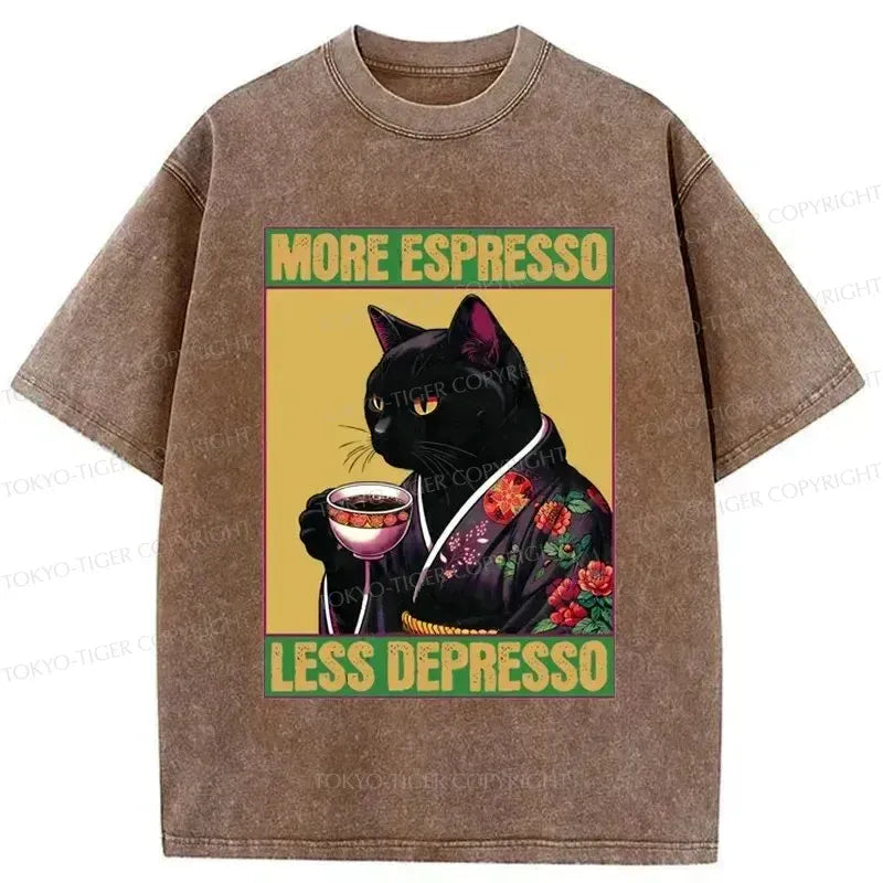 up caffeine down depression t-shirt