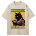 Kyoto-Lion Up Caffeine Down Depression Washed T-Shirt