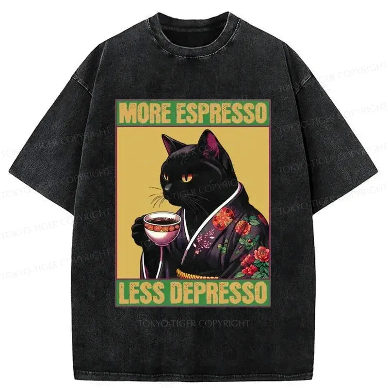 up caffeine down depression t-shirt