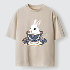 Japanese Cute Rabbit Tea Set T-Shirt