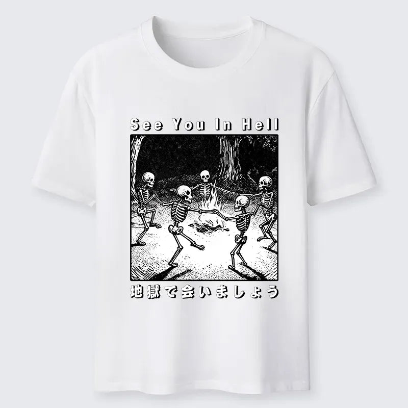 Funny skeleton classic t-shirt for party