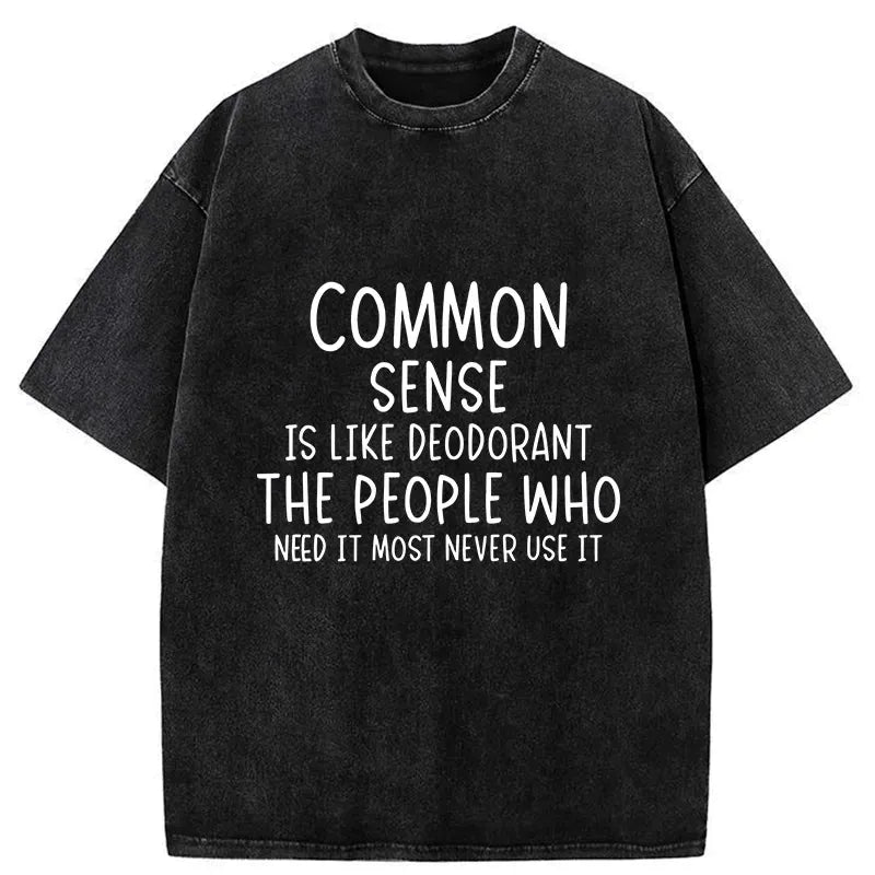 Funny Japanese Washed T-Shirt for Summer