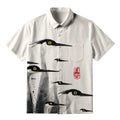 Traditional Japanese Unisex Button-up Shirt
