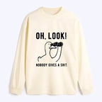 Kyoto-Lion No One Cares About The Duck Classic Long Sleeve T-Shirt