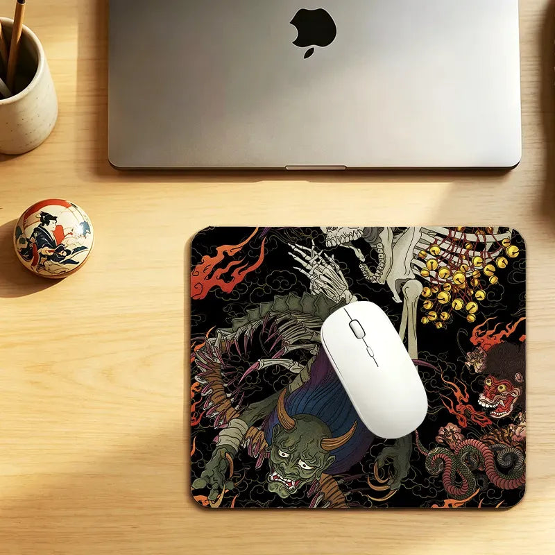 Kyoto Lion Japanese Yokai Mouse Pad