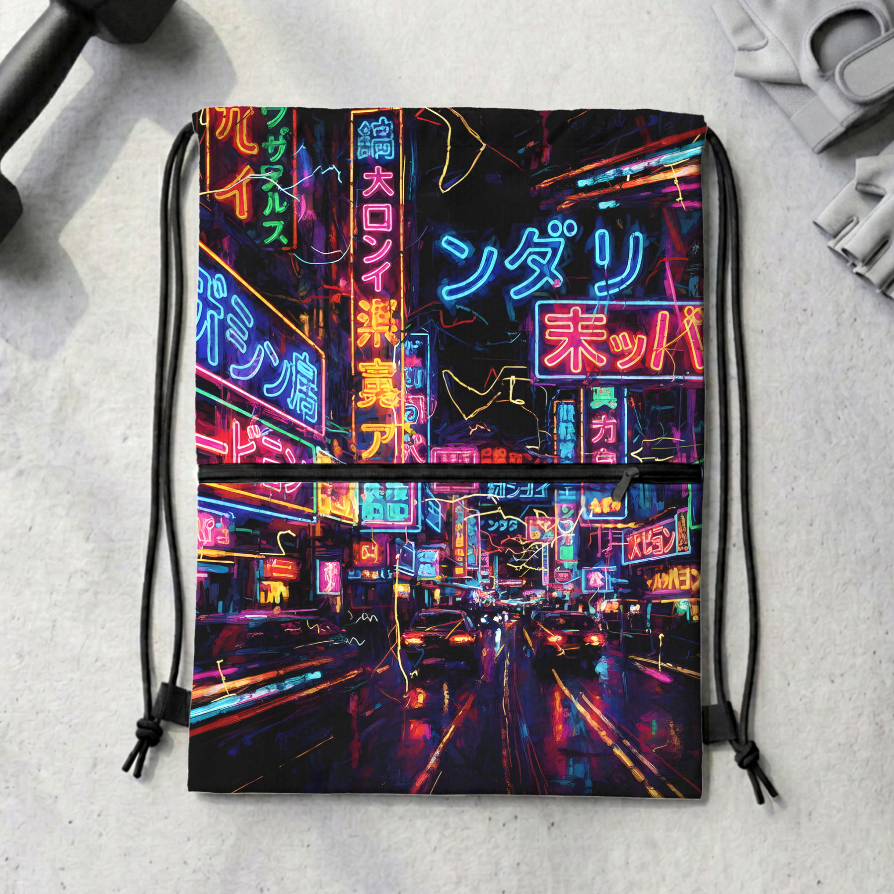 Water-resistant Drawstring Backpack for Gym