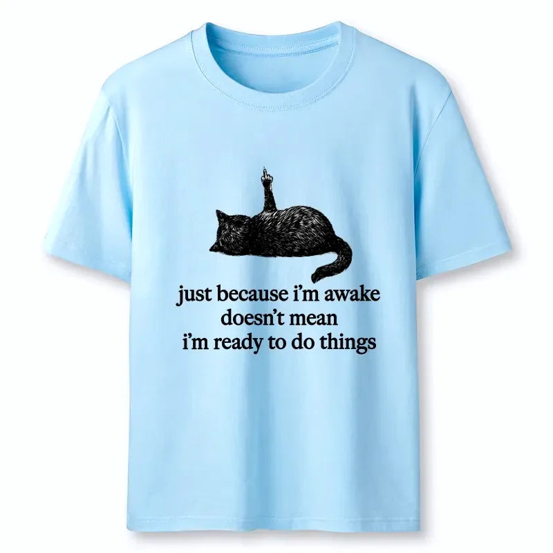 Kyoto-Lion Black Cat Says Its Not Ready Yet Classic T-Shirt